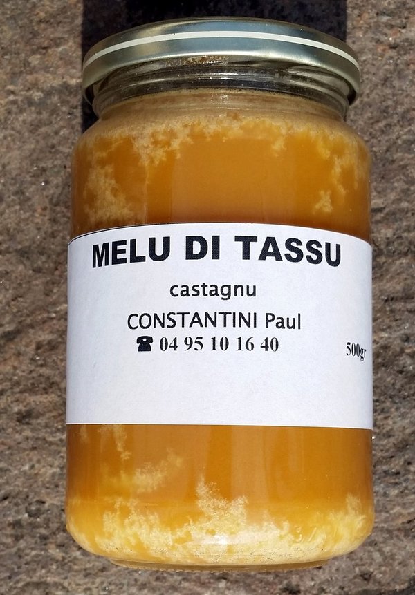 Korsischer Kastanienhonig aus Tasso / Melu di Tassu 500 gr.