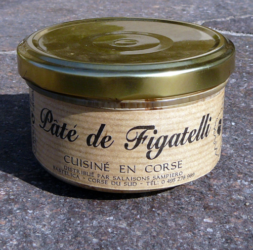 Figatelli/Figatellu pâté / Pâté de Figatelli 145 gr