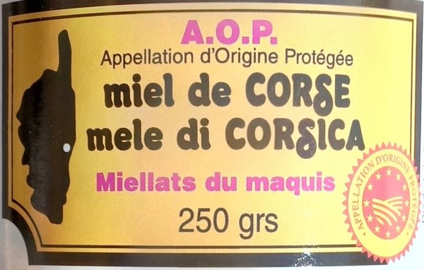 Korsischer Honig der Macchia AOP / Miellat AOP du maquis, Bruneau - 250 gr.