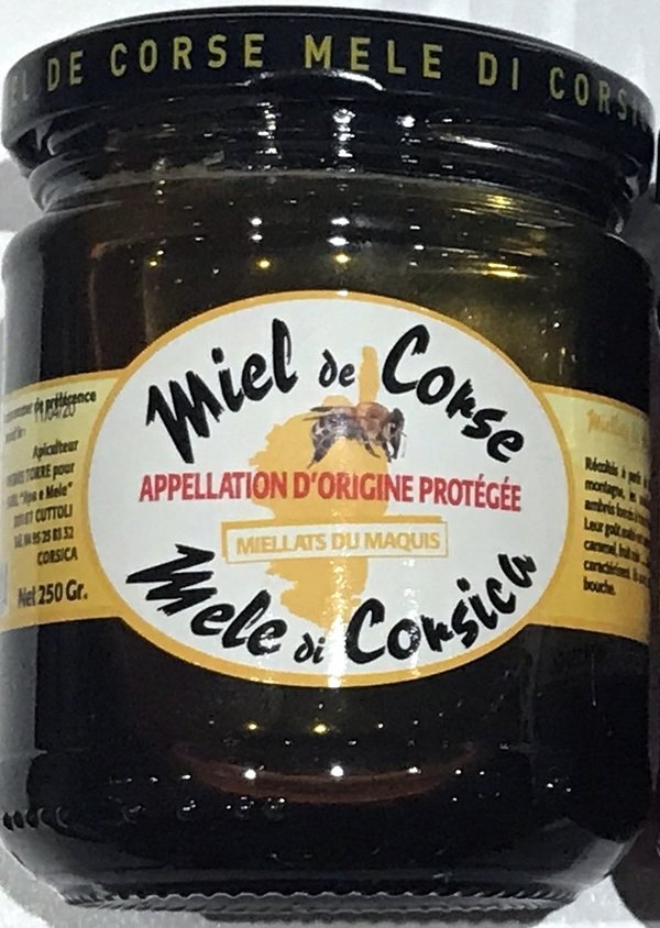 Corsican honey of macchia AOC / Miellat AOC du maquis, Torre - 250 gr.