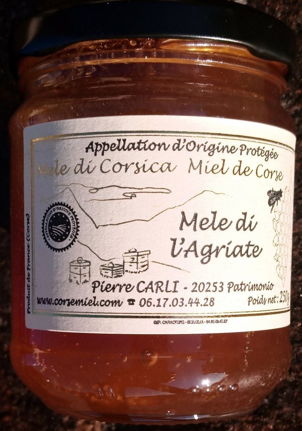 Honey of the Désert of the Agriate, Carli - 250g