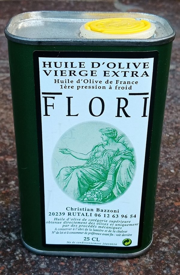 Corsican olive oil AOP / Huile d'olive vierge extra AOP 0,25 l